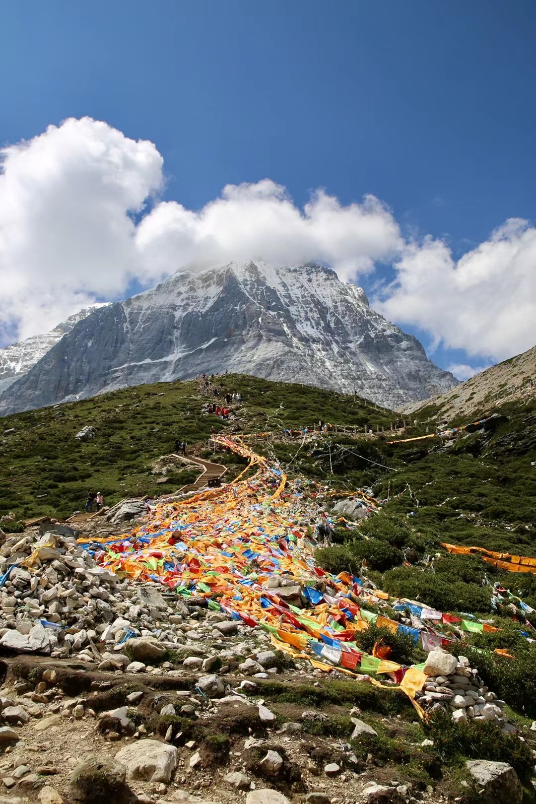 Snow mountain landscape in Sichuan